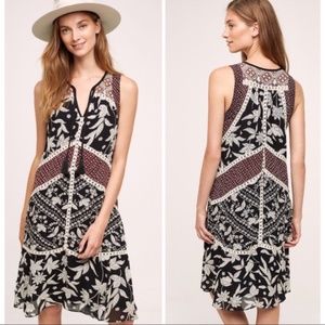 Anthropologie Floreat Grasslands Midi Dress sz. 10